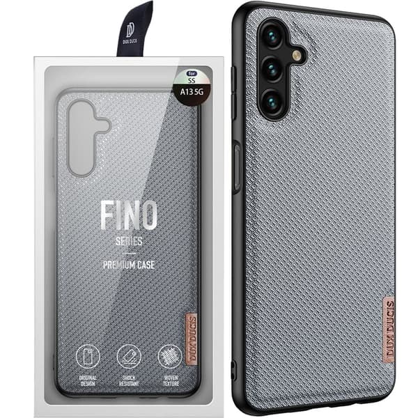 Dux Ducis Fino-deksel dekket med nylonmateriale for Samsung Galaxy A13 5G blå