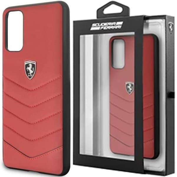 Ferrari Hardcase FEHQUHCS62RE S20 G980 Rød/Rød Heritage