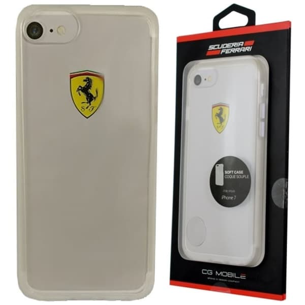 Ferrari gjennomsiktig deksel til iPhone 7 / 8 / SE 2020 / SE 2022 - gjennomsiktig