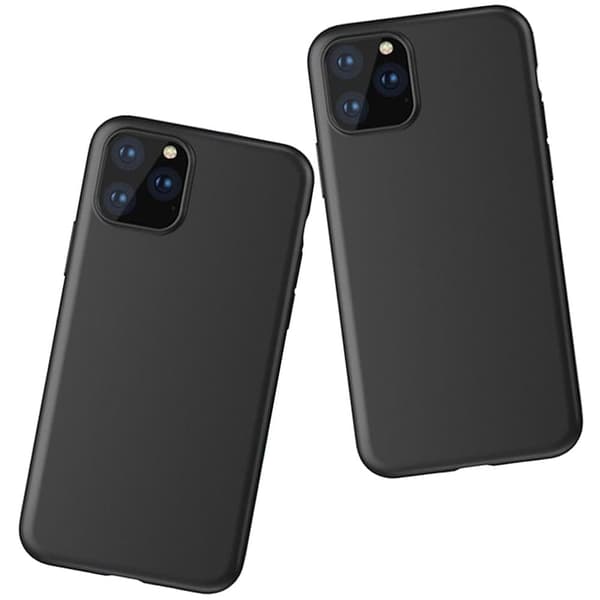 Fleksibelt geldeksel til iPhone 15 Plus Soft Deksel - svart