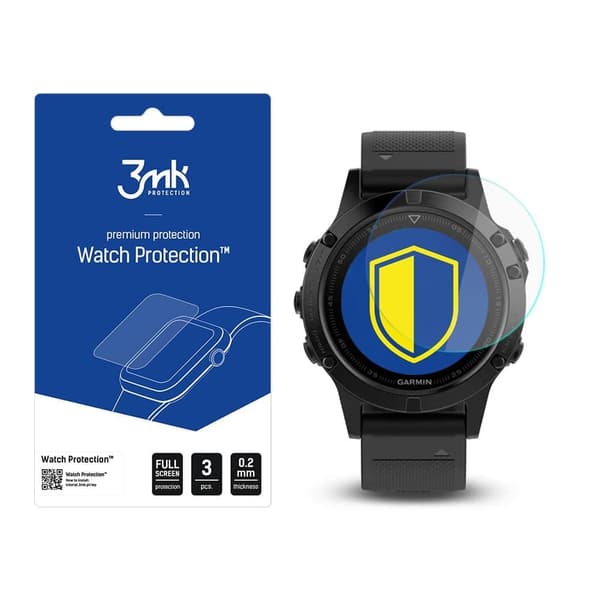 Garmin Fenix 5 47 mm - 3mk Watch Protection v. FlexibleGlass Lite