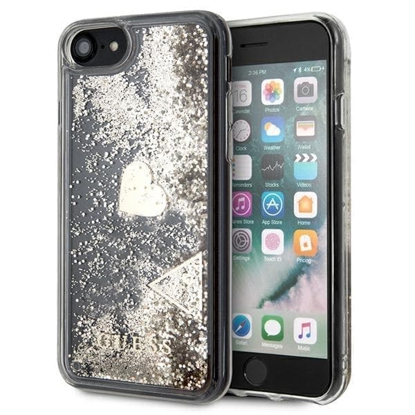 Gjett GUOHCI8GLHFLGO iPhone 7/8/SE 2020 /SE 2022 gull/gull hardt deksel Glitter Charms