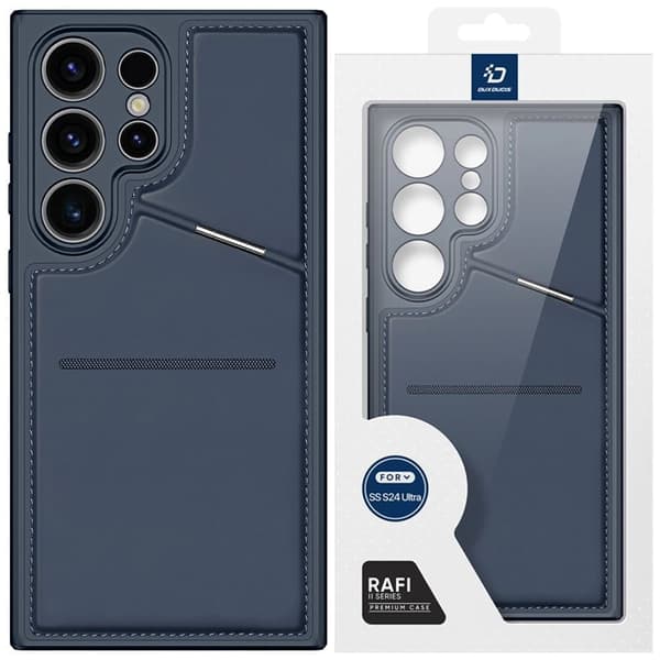 Dux Ducis Rafi ll Mag-deksel til Samsung Galaxy S24 Ultra - Blå