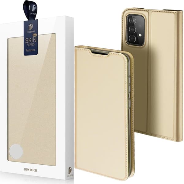 Dux Ducis Skin Pro-deksel med flip for Samsung Galaxy A73 Gold