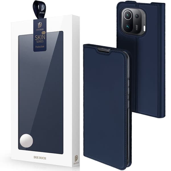 DUX DUCIS Skin Pro-deksel med klaff til Xiaomi Mi 11 Pro blå