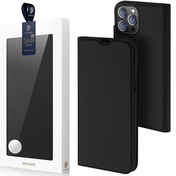 Dux Ducis Skin Pro deksel med klaff iPhone 13 Pro Max svart