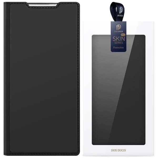 Dux Ducis Skin Pro-deksel til Samsung Galaxy A54 5G Flip Cover-kortlommebok? svart stativ