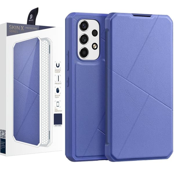 DUX DUCIS Skin X deksel med klaff til Samsung Galaxy A73 blå