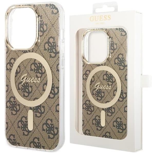 Guess GUHMN61H4STW-deksel til iPhone 11 - brun 4G MagSafe