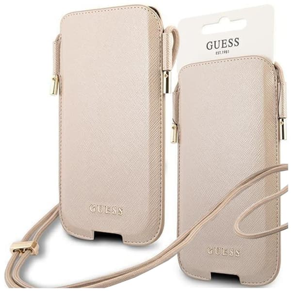 Guess veske GUHCP12MSAPSLG 6.1 gull/gull Saffiano