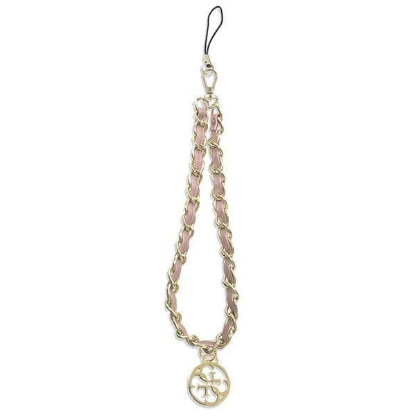 Guess-riipus GUSTSAS4P Puhelinhihna pinkki/vaaleanpunainen Ketjumetalli 4G Charm