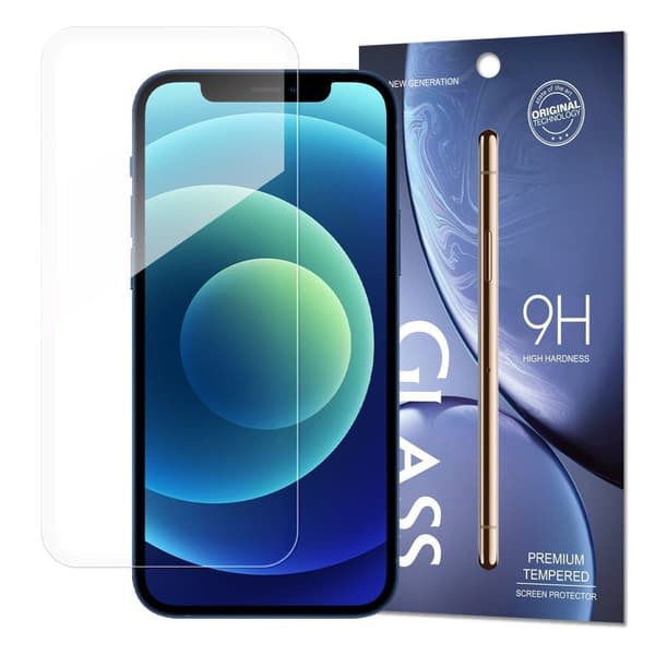 Herdet glass 9H herdet glass iPhone 12 Pro / iPhone 12 (emballasje - konvolutt)