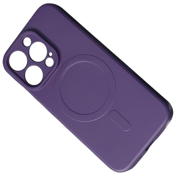 Magnetisk iPhone 13 Pro silikondeksel Magsafe - lilla