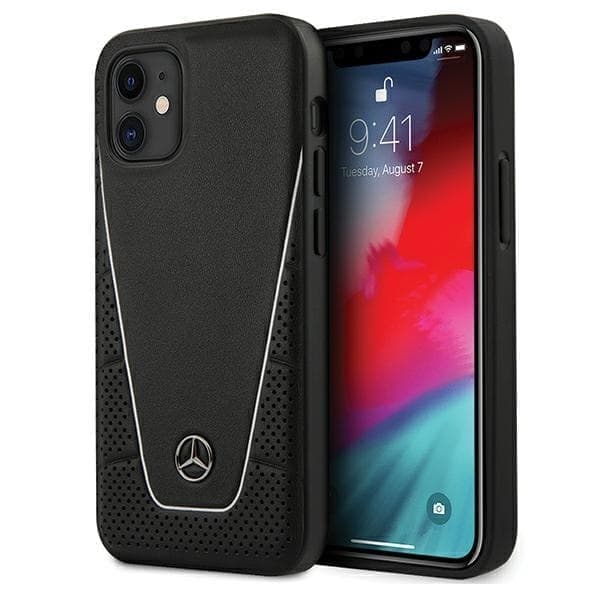 Mercedes MEHCP12SCLSSI iPhone 12 mini 5.4 svart/svart hardt deksel Dynamic Line