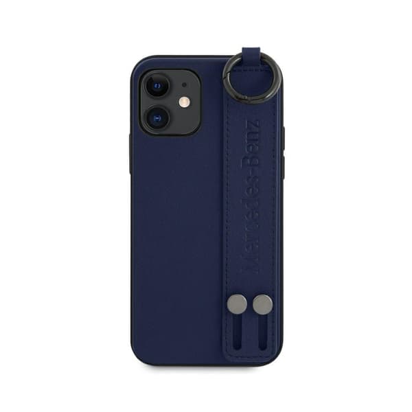 Mercedes MEHCP12SLSSNA iPhone 12 mini 5,4" sininen/laivasto kovakotelo Strap Line