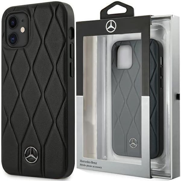 Mercedes MEHCP12SMULBK iPhone 12 mini 5.4 svart/svart hardt deksel Wave Line