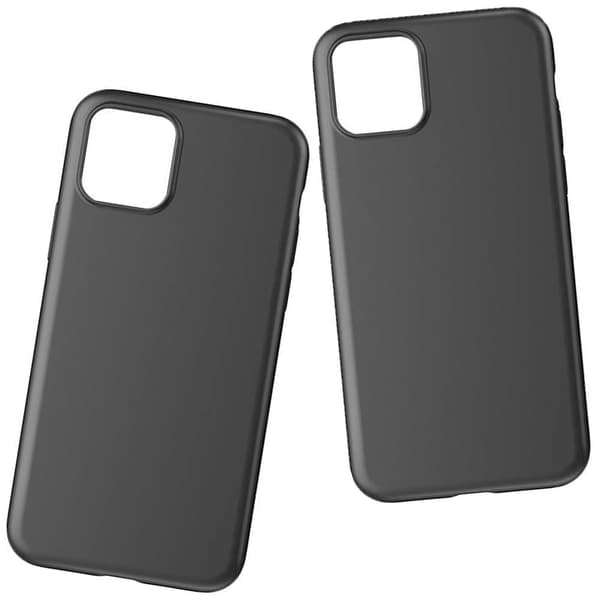 Mykt deksel, fleksibelt geldeksel, deksel til iPhone 11, svart