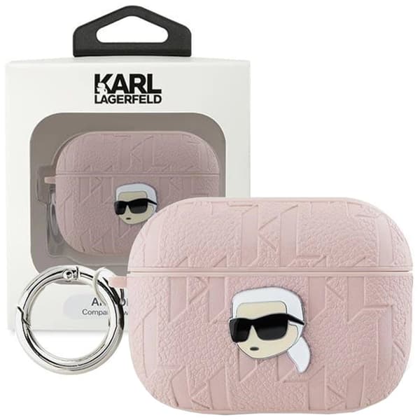 Karl Lagerfeld Monogram Karl Head Deksel til AirPods Pro 2 - Rosa