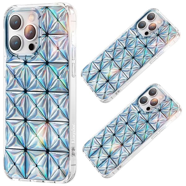 Kingxbar Miya Series iPhone 14 Plus-deksel, bakdeksel, laserfarge