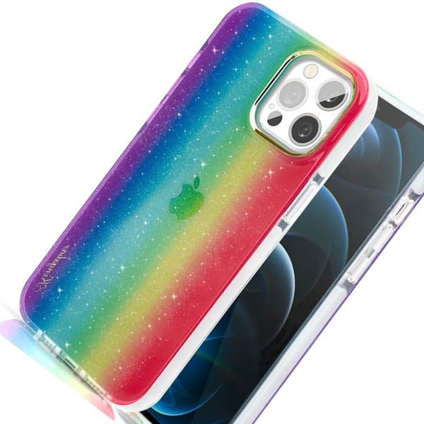 Kingxbar Ombre beskyttelsesdeksel til iPhone 12 Pro Max, flerfarget