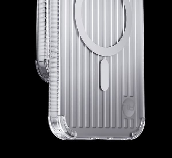 Kingxbar PQY Go Out-serien magnetisk deksel til iPhone 14 Plus MagSafe sølv