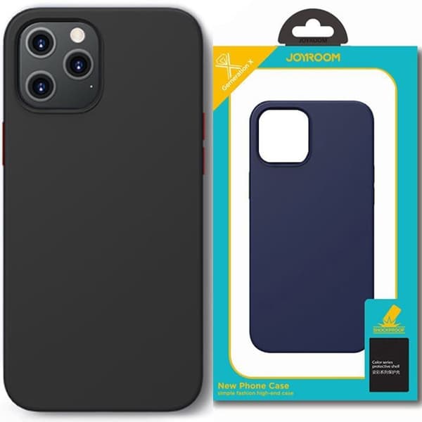 Joyroom Color Series beskyttelsesdeksel for iPhone 12 mini svart (JR-BP798)