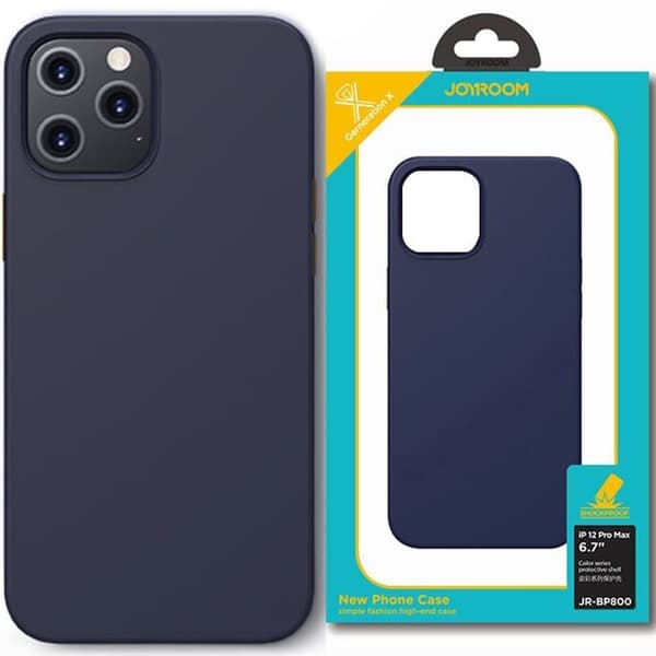 Joyroom Color-seriens beskyttelsesdeksel for iPhone 12 Pro Max Blue (JR-BP800)-telefonen