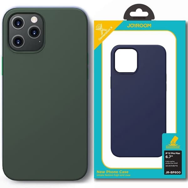 Joyroom Color Series beskyttelsesdeksel for iPhone 12 Pro Max grønn (JR-BP800)