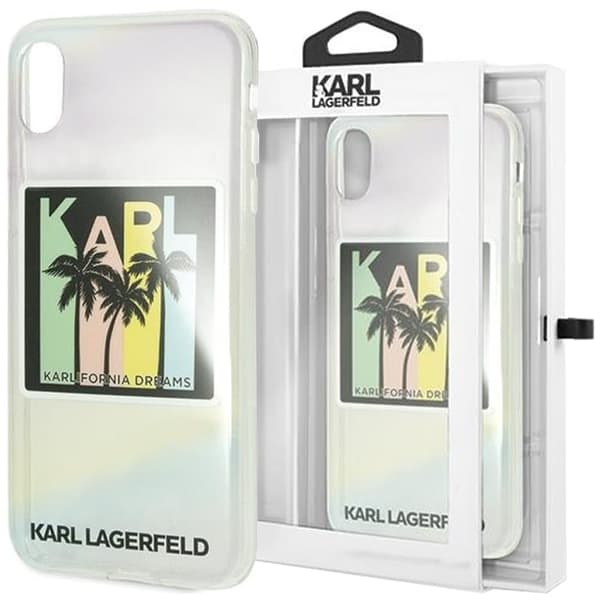 Karl Lagerfeld California Dreams-deksel til iPhone Xs Max
