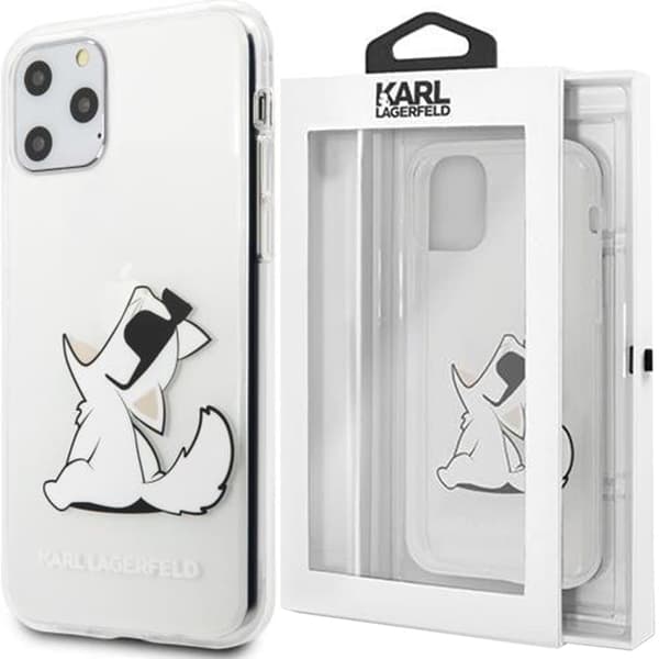 Karl Lagerfeld KLHCN58CFNRC iPhone 11 Pro Hard Deksel Gjennomsiktig Choupette Moro