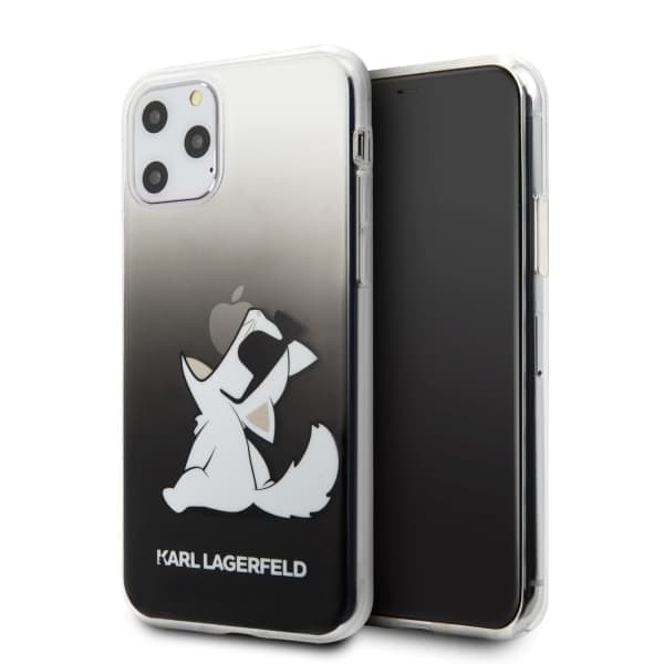 Karl Lagerfeld KLHCN58CFNRCBK iPhone 11 Pro hardt deksel svart/svart Choupette Fun