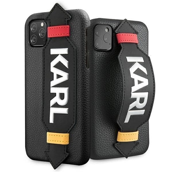 Karl Lagerfeld KLHCN58HDAWBK iPhone 11 Pro 5.8 hardt deksel svart/svart stropp