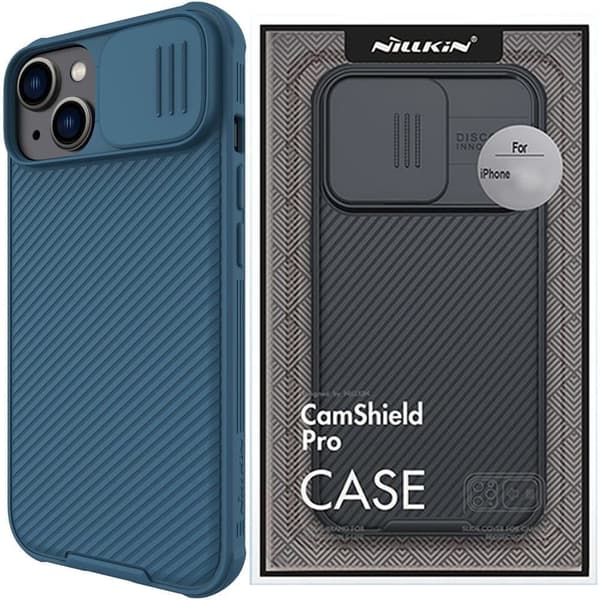 Nillkin CamShield Pro magnetisk deksel iPhone 14 Plus deksel kamerabeskyttelse? blå (med MagSafe)