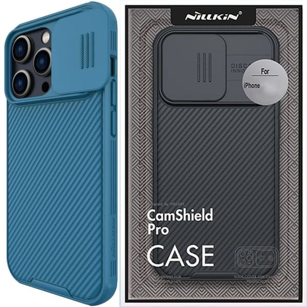 Nillkin CamShield Pro Magnetic Case iPhone 14 Pro Max deksel til kameradeksel? blå (med MagSafe)