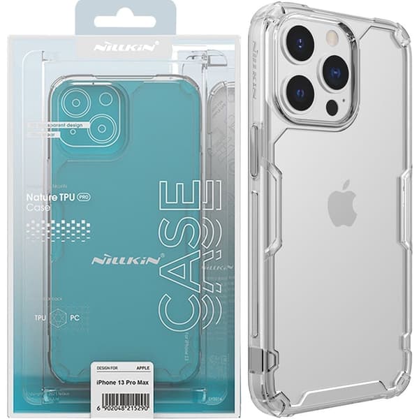 Nillkin Nature Pro-deksel iPhone 14 Pro Max pansret deksel gjennomsiktig deksel