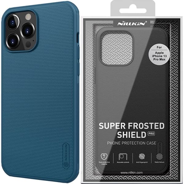Nillkin Super Frosted Shield Pro-deksel til iPhone 14 Pro bakdeksel blå