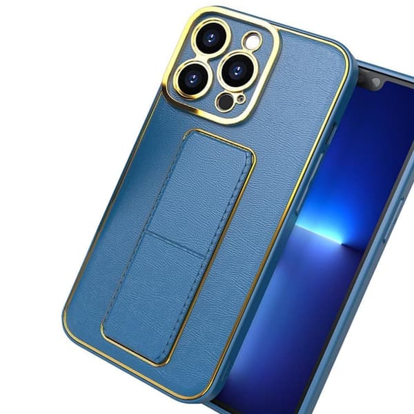 Nytt Kickstand-deksel til Samsung Galaxy A12 5G med stativ, blå