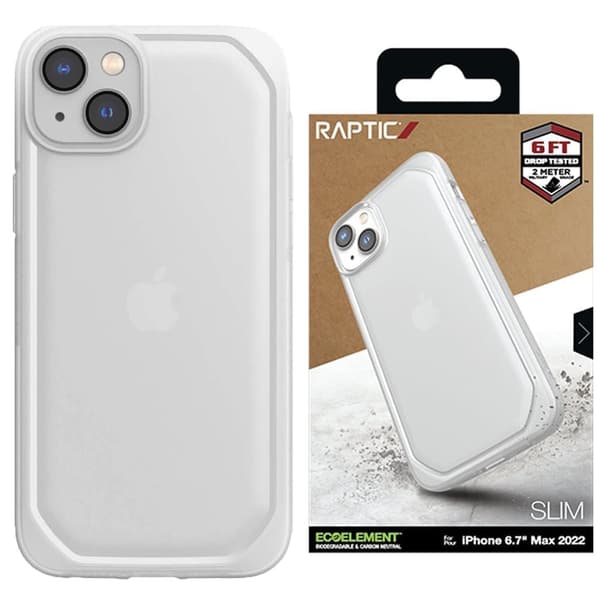 Raptic X-Doria Slim Case iPhone 14 Plus gjennomsiktig bakdeksel