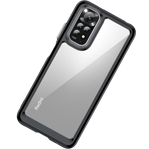 Outer Space Case Xiaomi Poco X5 5G / Redmi Note 12 5G deksel med fleksibel ramme svart
