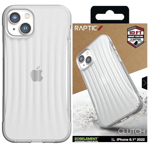 Raptic X-Doria Clutch Deksel iPhone 14 Plus gjennomsiktig bakdeksel