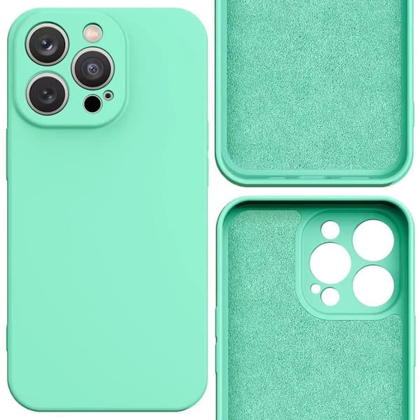 Silikondeksel til iPhone 13 Pro, mintgrønt silikonskall