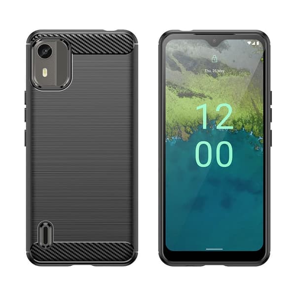 Silikonetui til Nokia C12/Nokia C12 Pro/Nokia C12 Plus - Svart