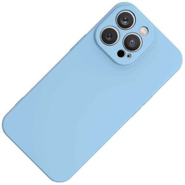 Silikondeksel til Samsung Galaxy A54 5G, silikonskall, lyseblått