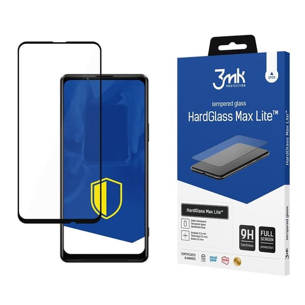 Sony Xperia 1 III 5G Black - 3mk HardGlass Max Lite