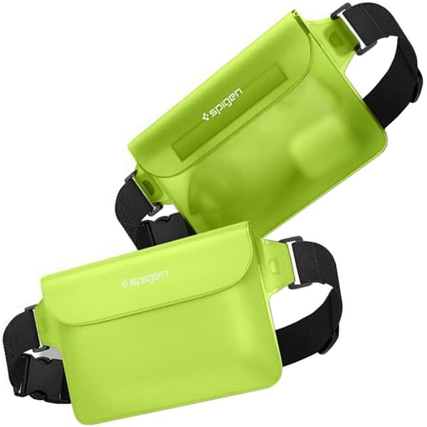 SPIGEN A620 UNIVERSAL VANNTETT midjeveske 2-PACK CACTUS GREEN