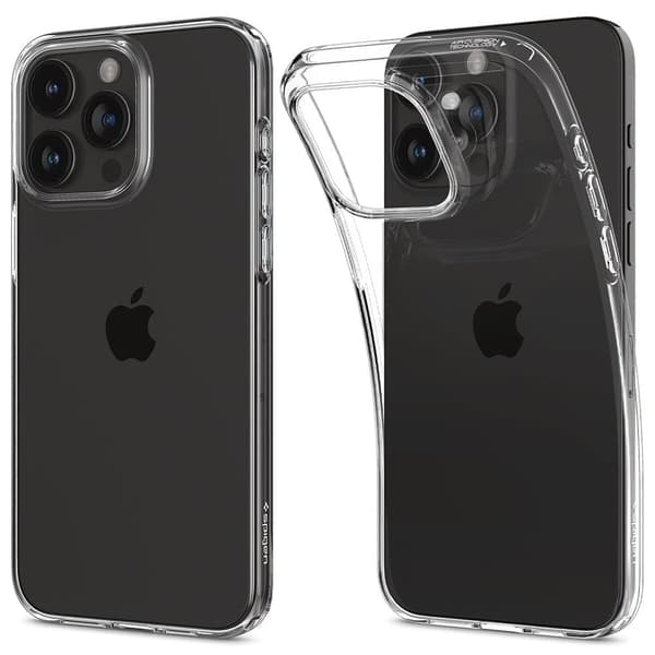 Spigen Crystal Flex, krystallklar - iPhone 15 Pro Max