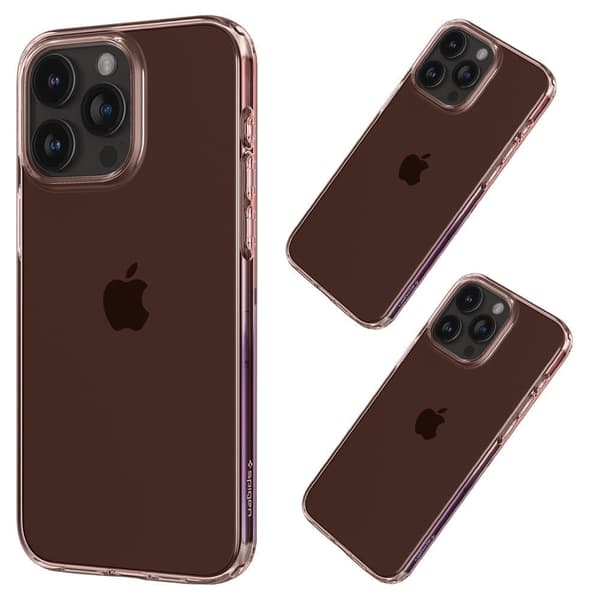 Spigen Crystal Flex, rosa krystall - iPhone 15 Plus