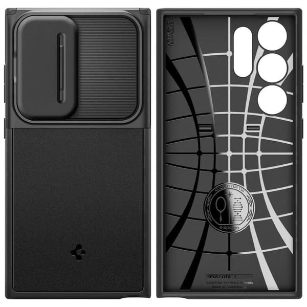 Spigen Optik Armor beskyttelsesdeksel til Samsung Galaxy S24 Ultra - svart