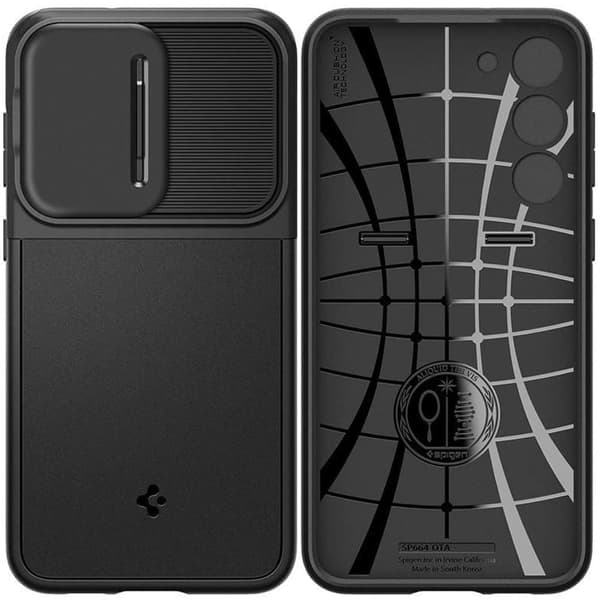 SPIGEN OPTIK ARMOR GALAXY S23 SVART
