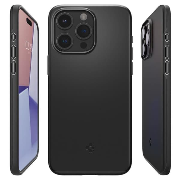 SPIGEN THIN FIT IPHONE 15 PRO SVART